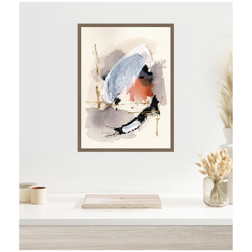 Kate and Laurel Sylvie Urban Wanderer 2 Framed Canvas by Xizhou Xie
