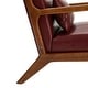 preview thumbnail 37 of 107, Glitzhome Set of 2 30.75"H Mid-Century Modern PU Leather Accent Armchairs with Rubberwood Frame - 25.75"L x 33.75"W x 30.75"H