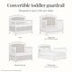 preview thumbnail 6 of 5, Evolur Convertible Crib Toddler Guard Rail - Stardust