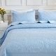 preview thumbnail 94 of 106, MarCielo 3 Piece Cotton Oversized Bedspread Quilt Set Tmonica