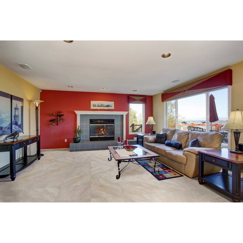 Ackland AKNPTAHR18X18M-CA Ahri - 18" x 18" Ceramic and Porcelain Solid