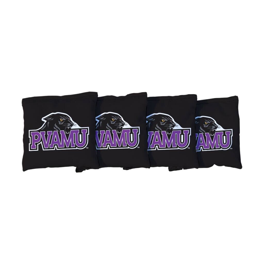 Prairie View A&M Panthers Black Cornhole Bags