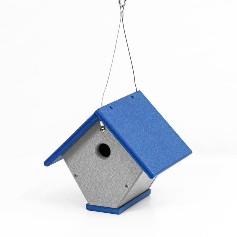 OUTDOOR LEISURE PRODUCTS Model GM32-2BLG Wren or Chickadee Bird House Made of High Density Poly Resin