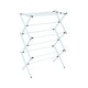preview thumbnail 2 of 6, Household Essentials Folding Clothes Drying Rack with Steel Frame and 11 Coated Dowels - 14.3"L x 29.4"W x 42.0"H