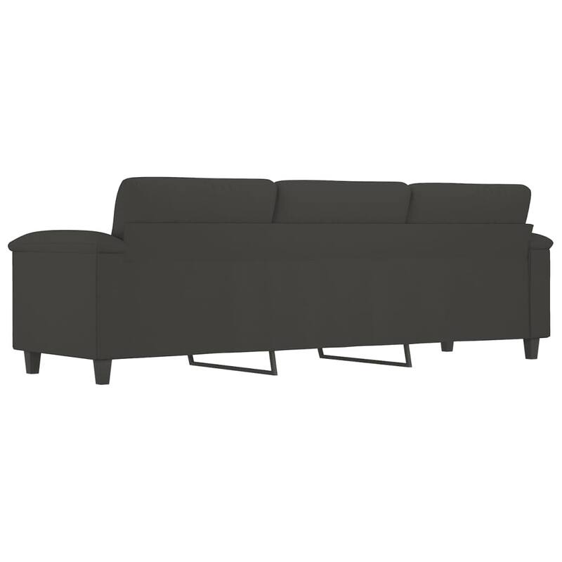 vidaXL Sofa Chair Living Room Upholstered Chair with Armrest Microfiber Fabric