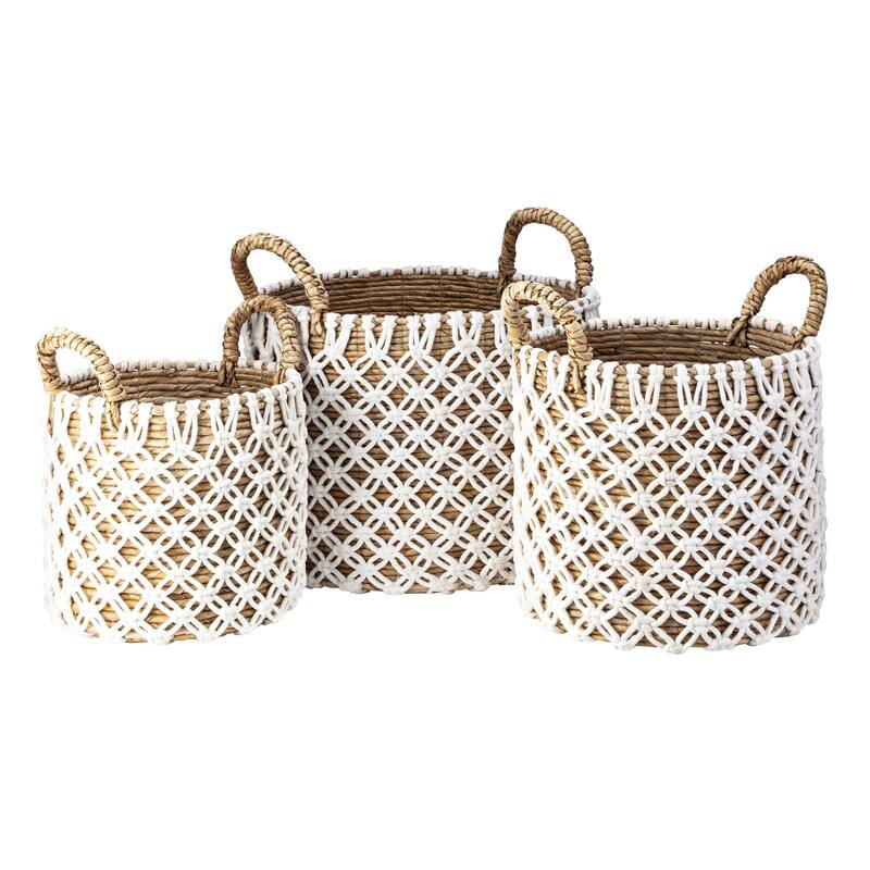Elk Home Bradley Natural Natural Materials 20.75 Inch Wide Basket - Brown