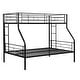 preview thumbnail 6 of 11, Twin Over Full Metal Bunk Bed with Sturdy Frame and Under Bed Storage Space