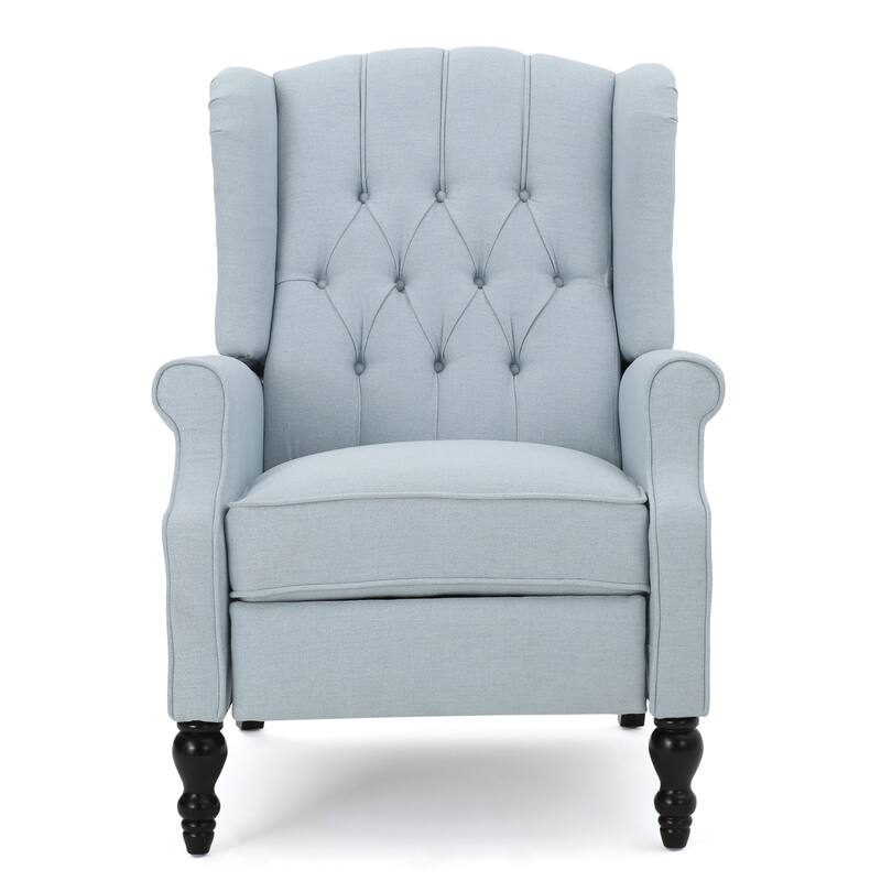 Walter Tufted Fabric Wingback Recliner Club Chair by Christopher Knight Home