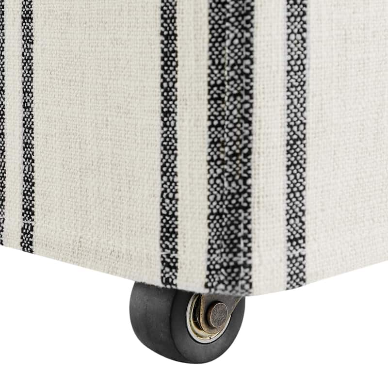 Tessera Striped Slipcovered Dining Side Chair