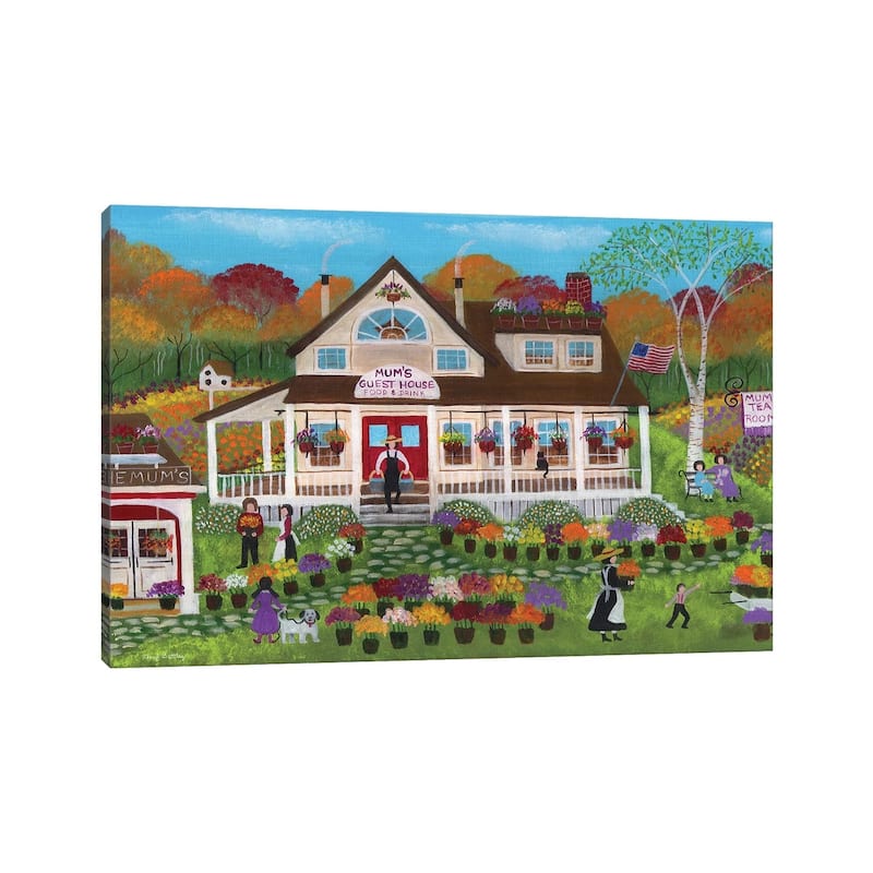 iCanvas "Mum's Guest House" by Cheryl Bartley Canvas Print