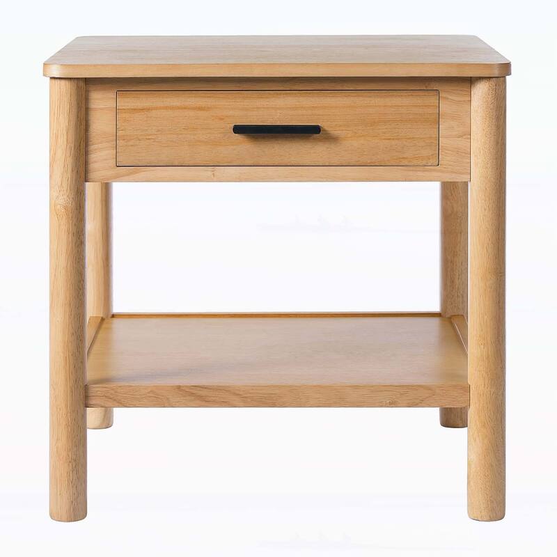 Exquisite End Table with a Single Drawer,Ideal for Various Spaces and Daily Storage Needs