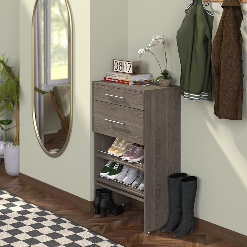 ClosetMaid SuiteSymphony 25-inch Wide Angled Shoe Shelves (2-Pack)