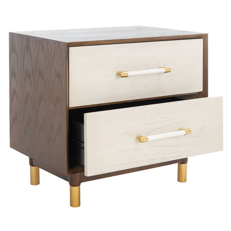 SAFAVIEH Dasia 2-Drawer Accent Table Nightstand