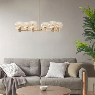 West elm modern balloon glass chandelier on sale