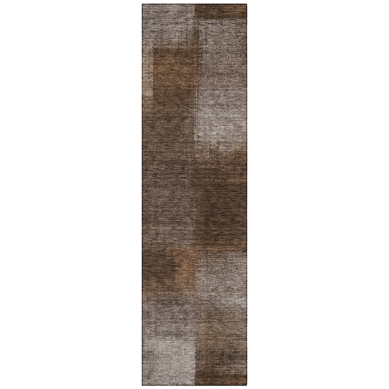 Machine Washable Indoor/ Outdoor Chantille Casual Ombre Rug