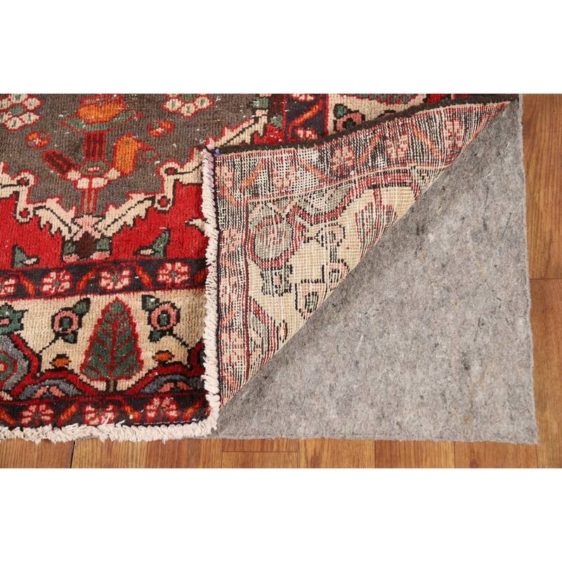 Red Bakhtiari Persian Area Rug Hand-Knotted Wool Carpet - 4'11" x 7'1"
