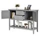 preview thumbnail 10 of 45, Costway Sideboard Buffet Table Wooden Console Table w/ Drawers &