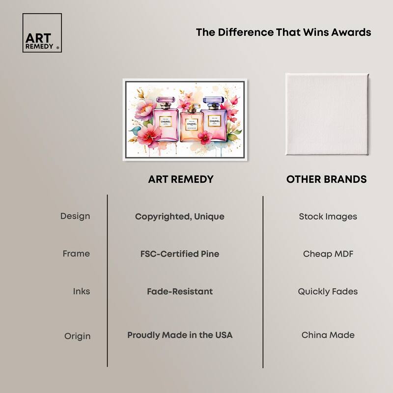 Floral Fragrance Canvas by Art Remedy