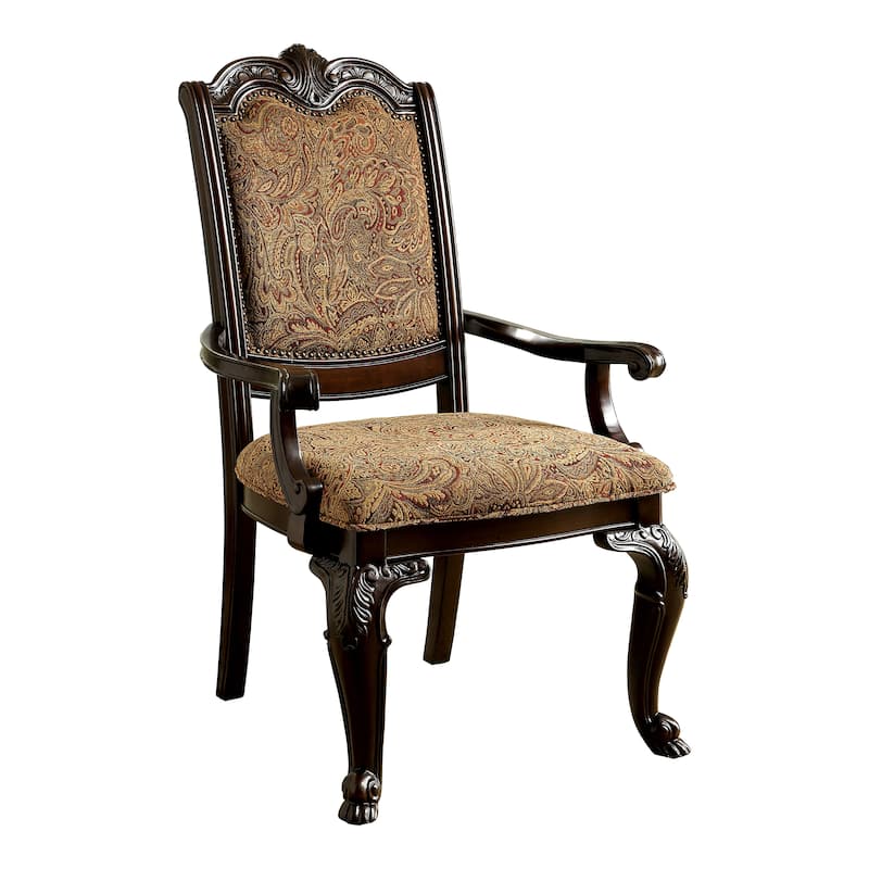 Kova Traditional Brown Cherry Wood 9-Piece Dining Set by Furniture of America