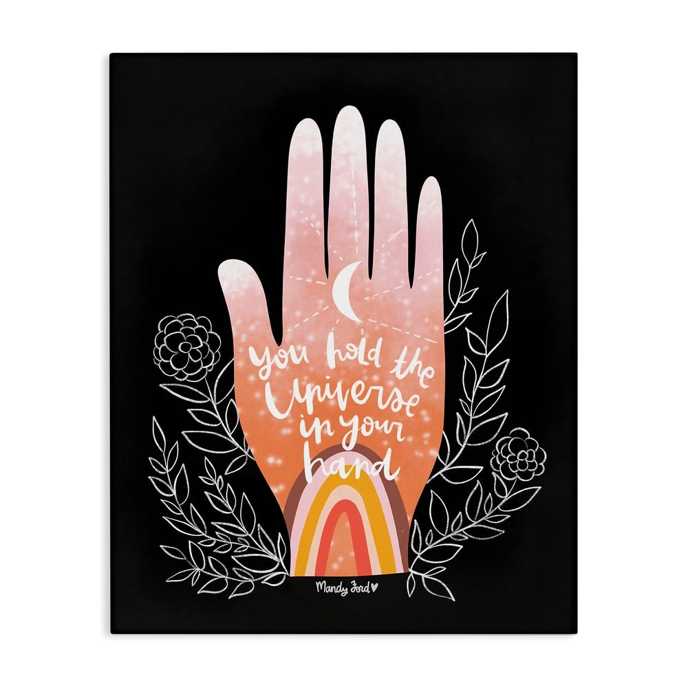 Stupell Universe In Your Hand Canvas Wall Art Design By Mandy Ford Art + Illustration