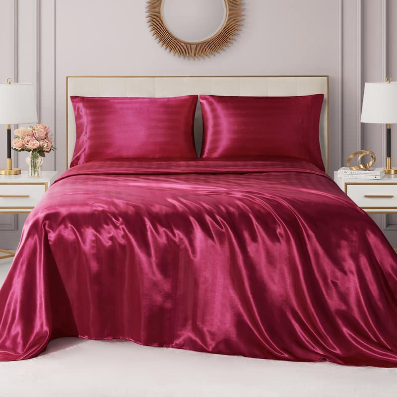 Juicy Couture Silky Satin Damask Sheet Sets