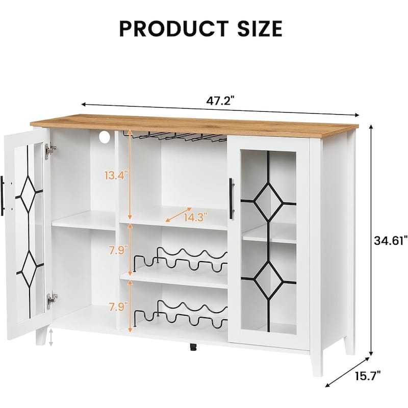GAOMON Wine Bar Cabinet