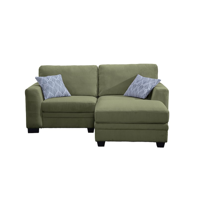 3 PCS Corduroy Flexible Combination Sectional Sofa