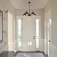 preview thumbnail 3 of 13, Cole 27" 5-Light Metal Farmhouse Industrial LED Chandelier, Oil Rubbed Bronze by JONATHAN Y