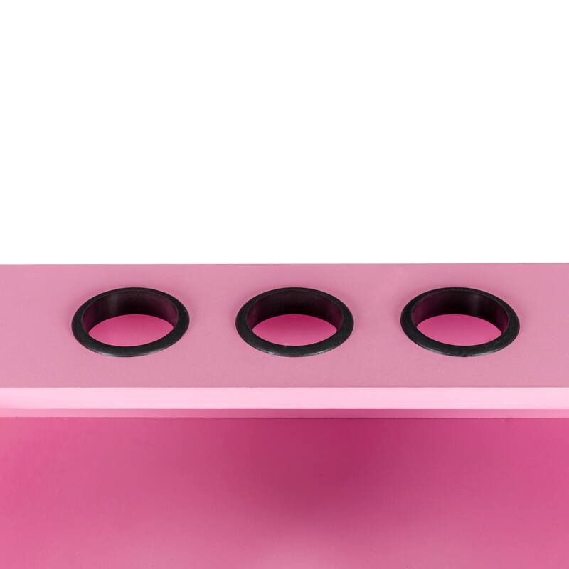 Locking Beauty Salon Storage Cabinet Hair Dryer Holder Stylist Equipment 2-Drawer