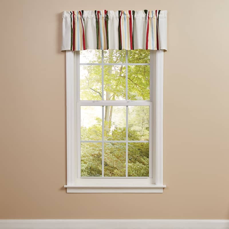 Park Designs Camp Stripe Valance 72" x 14" - 72" X 14"