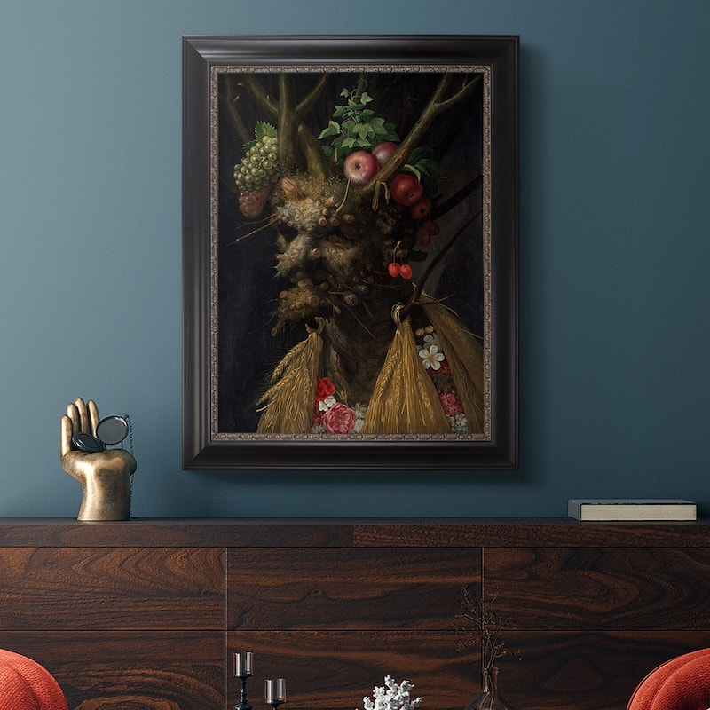 Four Seasons in One Head Premium Framed Canvas- Ready to Hang