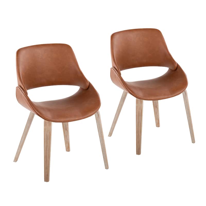 Carson Carrington Svellingen Dining Chair with Bent Wood Legs (Set of 2)