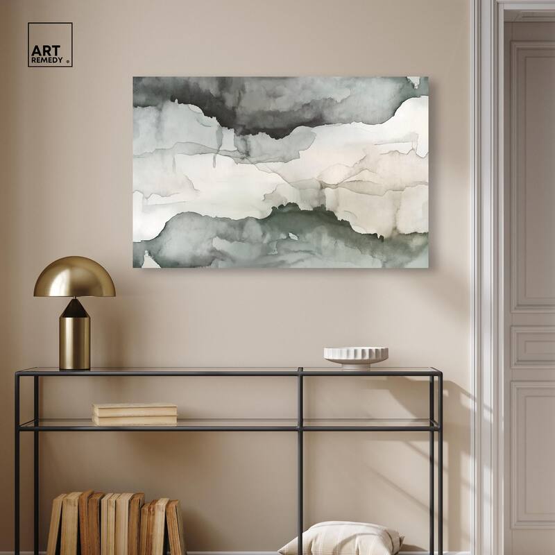 Pigment Flow Canvas by Art Remedy, Gallery Wrapped