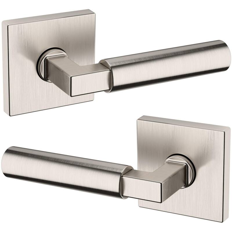 Baldwin L029 Series Passage Door Lever Set with Square Rose from the