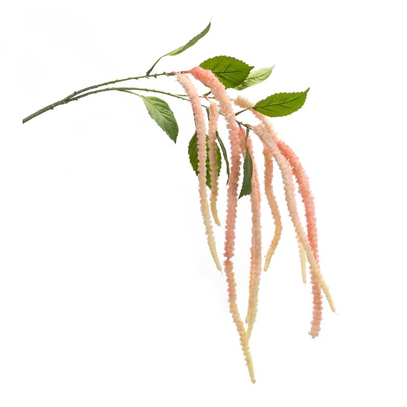 Artificial Amaranthus Stem Spray - 53.25" - Pink - Set of 4