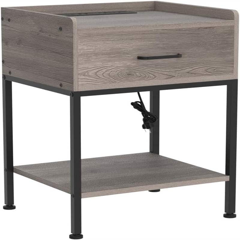 Night Stand with Charging Station