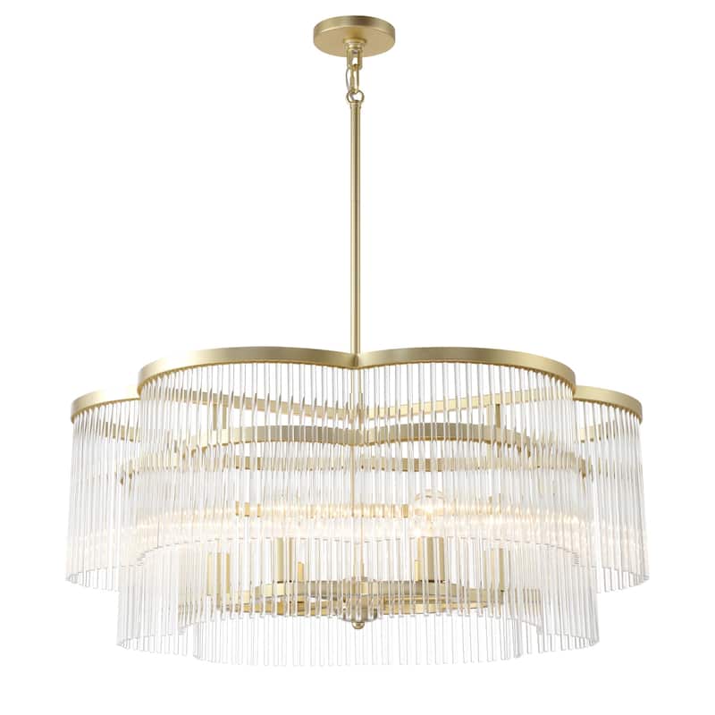 Minka Lavery 5456 Azura 6 Light 34" Wide Pendant