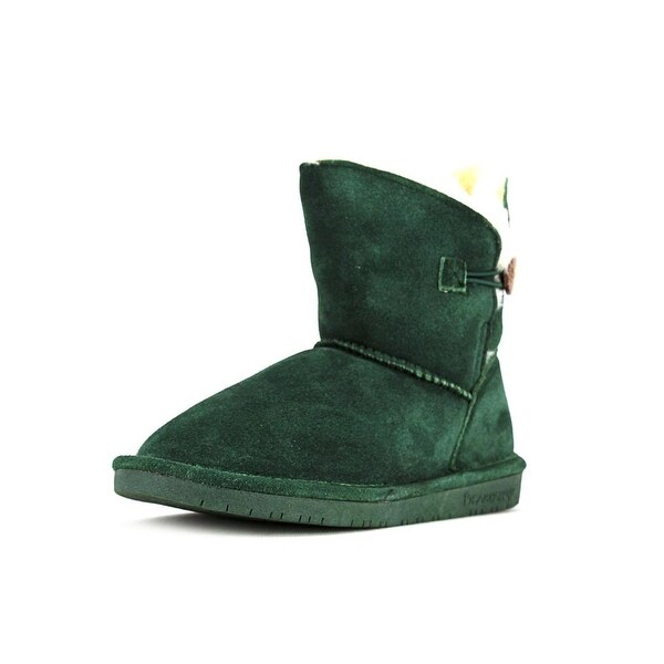 Bearpaw Rosie Women Round Toe Suede Green Winter Boot