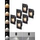 preview thumbnail 2 of 14, 6 Pack LED Vertical 5CCT Step Lights, Replaceable Magnetic Faceplat Indoor Stair Light, Dimmable