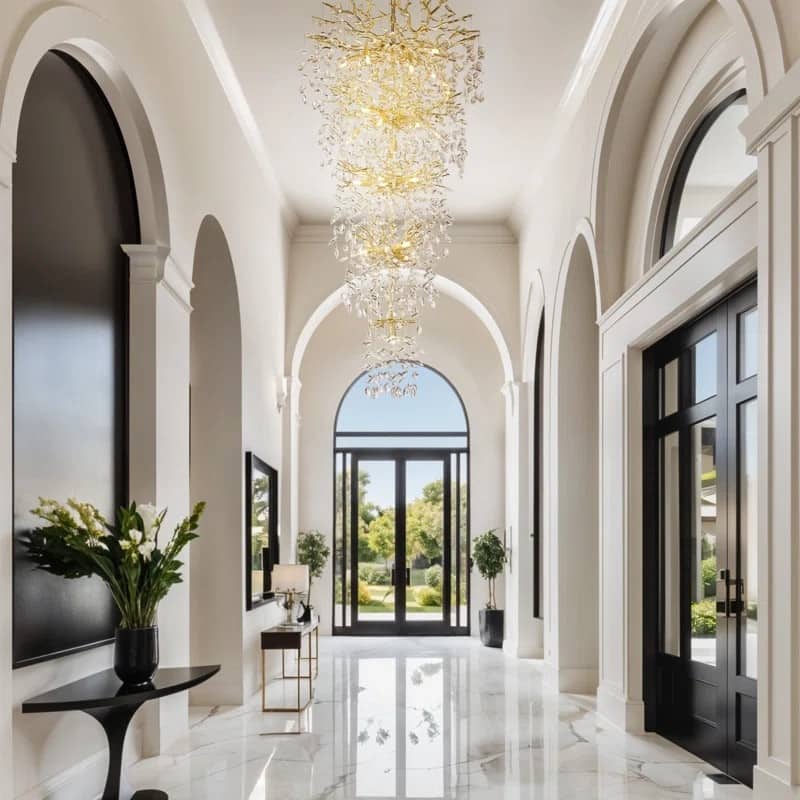 KAYLA Crystal Dimmable LED Tiered Chandelier - 118in