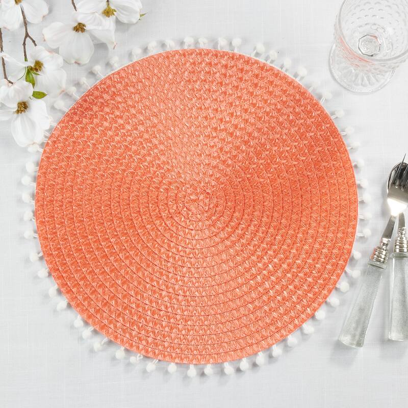 Pom Pom Design Placemats (Set of 4)