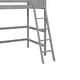 preview thumbnail 5 of 10, Solid Wood Twin Size Loft Bed with Sturdy Ladder - Elegant Design, High-Quality Pine Construction, and Enhanced Stability