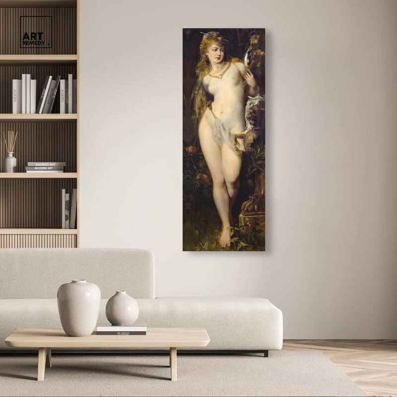 Five Senses Face Panoramic Canvas by Art Remedy, Gallery Wrapped