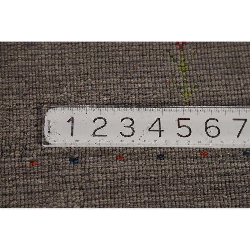Gabbeh Tribal Area Rug Handmade Wool Carpet - 5'8" x 7'11"