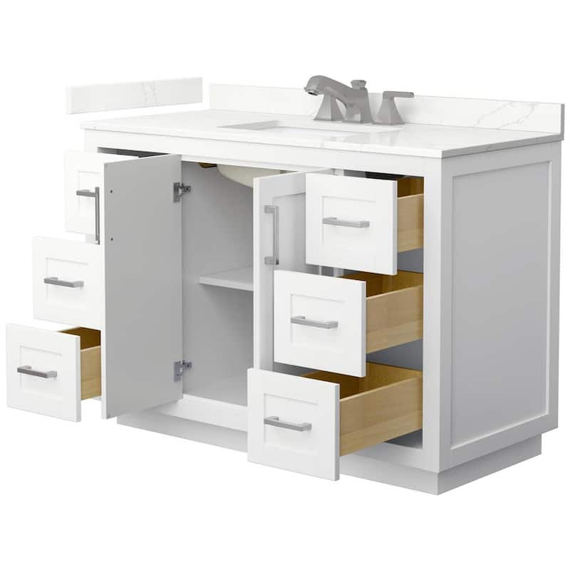 Wyndham Collection WCF292948S-QTZ-US3MXX Miranda 48" Free Standing