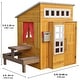 preview thumbnail 11 of 9, KidKraft Modern Outdoor Wooden Playhouse