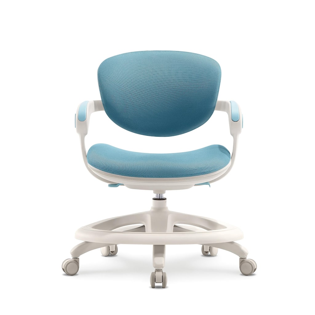 Ergonomic Kids Desk Chair with Rotating Footrest | Growing Office Chair with Adjustable Seat and Lumbar Support
