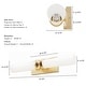 preview thumbnail 7 of 7, Hunter Lenlock Vanity Wall Light - Art Deco, Damp Rated