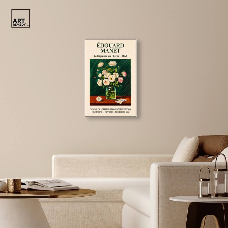 Manet's Floral Canvas by Art Remedy