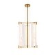 preview thumbnail 2 of 8, Varaluz Mingle 3-Light Pendant - Satin Brass